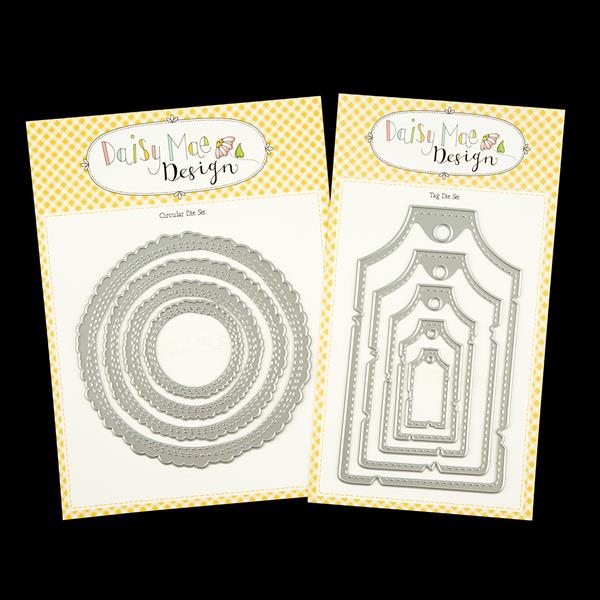 DAISY MAE Design Die Set Nested TagSet of 5